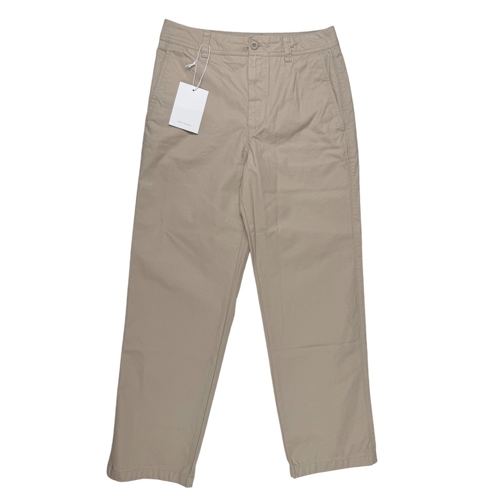 Zara‎ Man Origins Chino Trousers Mens 30 Beige NEW Straight Leg 5862/401/710